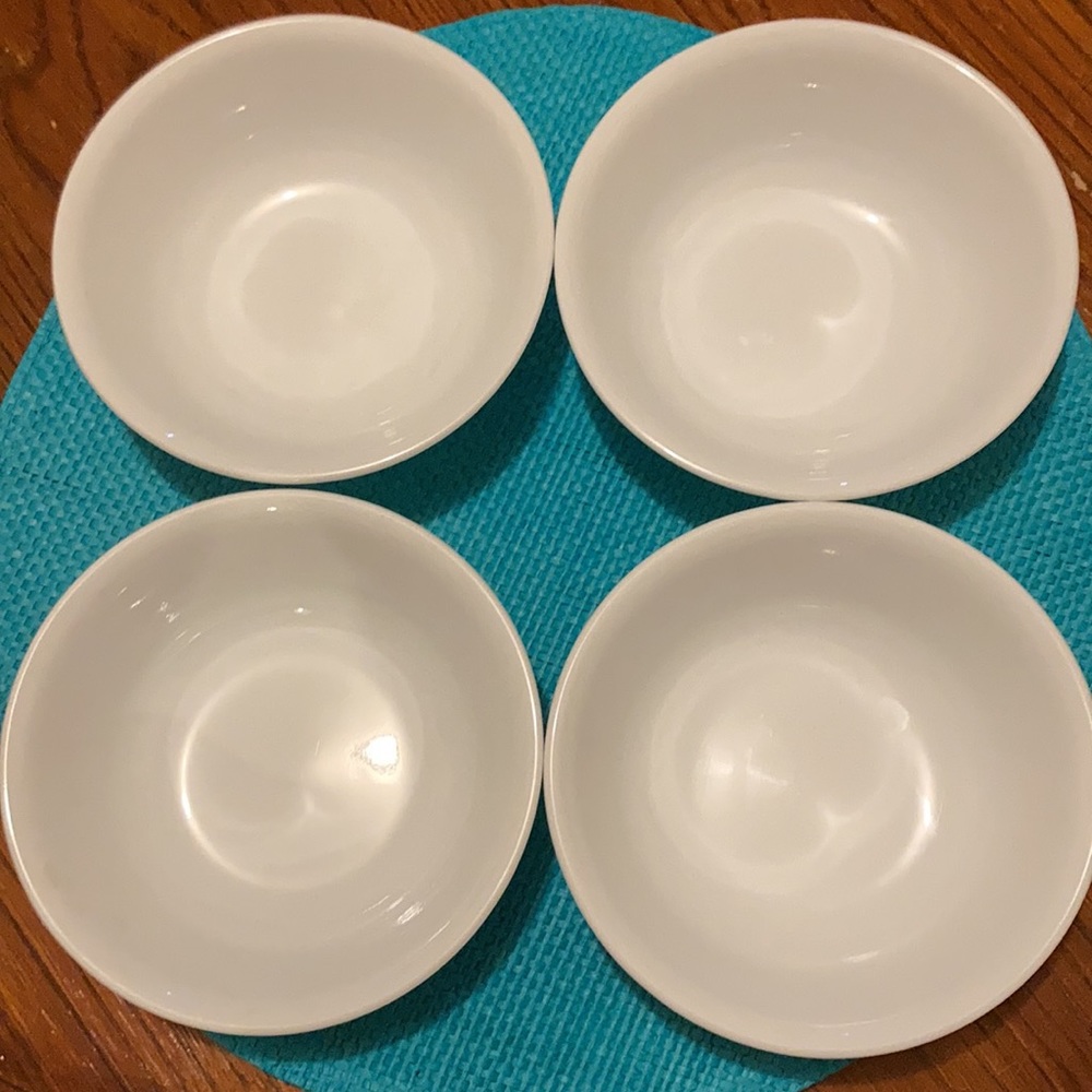 4 Corningware Butterfly Pattern Bowls - Picture 4 of 5